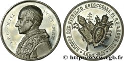 ITALIE - ÉTATS DU PAPE - LÉON XIII (Vincenzo Gioacchino Pecci) Médaille, jubilé épiscopal