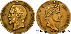 ZWEITES KAISERREICH Médaillette commémorative, Napoléon III et Napoléon Ier