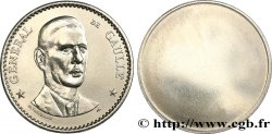 CINQUIÈME RÉPUBLIQUE Médaille uniface, Général de Gaulle