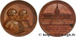 ITALIE - ROYAUME DES DEUX-SICILES Médaille de Charles III d Espagne et Ferdinand de Sicile, construction de l Hospice des pauvres de Palerme