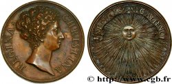 SUÈDE - ROYAUME DE SUÈDE - CHRISTINE DE SUÈDE Médaille de Christine de Suède