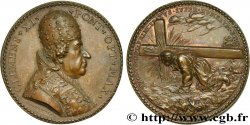 ITALIA - STATO PONTIFICIO - CLEMENTE XI (Giovanni-Francesco Albani) Médaille, Christ portant sa croix