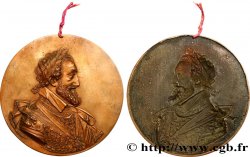 HENRY IV Médaille uniface, portrait d’Henri IV