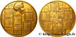 QUINTA REPUBBLICA FRANCESE Médaille calendrier - Salzburg et Mozart