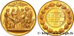 TERCERA REPUBLICA FRANCESA Médaille, Exposition de la société de géographie de l’Est