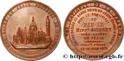 TROISIÈME RÉPUBLIQUE Médaille, bénédiction de la première pierre du Sacré Coeur de Paris
