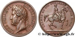 ILE DE FRANCE - VILLES et NOBLESSE Médaille, L’armée au Duc d’Orléans, prince royal SUP