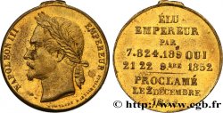 SECOND EMPIRE Médaille, Proclamation de l’empire