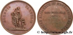 III REPUBLIC Médaille, Dame inspectrice, crèche