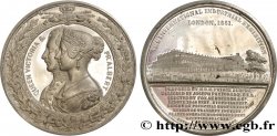 GREAT BRITAIN - VICTORIA Médaille du Crystal Palace - Couple royal