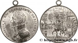 CARLOS X Médaille, Entrée de Charles X dans Paris
