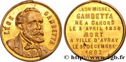DRITTE FRANZOSISCHE REPUBLIK Médaillette, Léon Gambetta