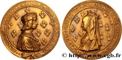 LOUIS XII LE PÈRE DU PEUPLE Médaille, Mariage de Louis XII et Anne de Bretagne, refrappe moderne SUP
