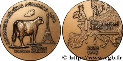 QUINTA REPUBLICA FRANCESA Médaille de concours agricole