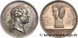 LOUIS XV THE WELL-BELOVED Médaille, mariage de Louis Stanislas et de Marie-Josèphe de Sardaigne