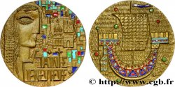FUNFTE FRANZOSISCHE REPUBLIK Imposante médaille, Paris et Sainte Geneviève