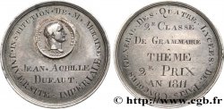 EDUCATION / SCHOOLS Médaille de concours décernée à Jean Achille Dufaud, 2e classe de grammaire XF