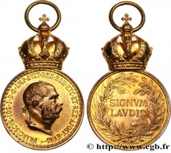 AUTRICHE - FRANÇOIS-JOSEPH Ier Médaille militaire, Signum Laudis