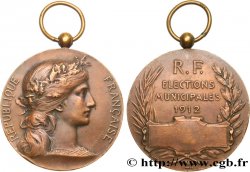 TROISIÈME RÉPUBLIQUE Médaille, élections municipales