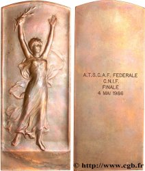 CINQUIÈME RÉPUBLIQUE Plaque, Finale C.N.I.F. de la A.T.S.C.A.F.