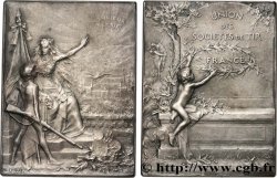 TIR ET ARQUEBUSE Plaque, Union des Sociétés de tir de France