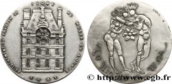 MONUMENTS ET HISTOIRE Médaille, rattachement du Pavillon de Flore au Musée du Louvre