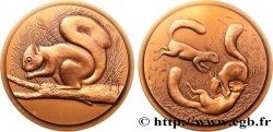 ANIMALS Médaille animalière - Écureuil d’Europe