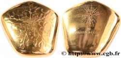 FUNFTE FRANZOSISCHE REPUBLIK Médaille de vœux, Mille et mille Voeux, le Gui du Bonheur
