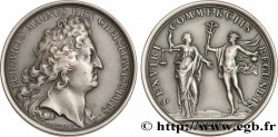 LOUIS XIV THE GREAT or THE SUN KING Médaille, Chambre de commerce, refrappe