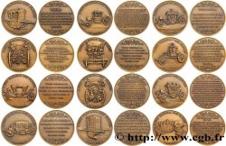 PORTUGAL Coffret de 12 médailles, Museu Nacional dos coches