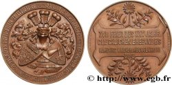 GERMANY Médaille, Noces d’argent d’Edward Frédéric Weber et Mary Elisabeth Gossler