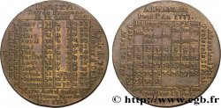 LOUIS XVI Médaille, Almanach