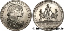 ESPAGNE - ROYAUME D ESPAGNE - FERDINAND VII Médaille, Mariage de Ferdinand VII et Marie Isabelle de Portugal