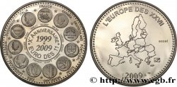 CINQUIÈME RÉPUBLIQUE Médaille, Essai, Xe Anniversaire Euro des 11