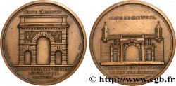 NAPOLEON S EMPIRE Médaille, Départ de Napoléon de Paris et entrée dans Vienne, refrappe moderne