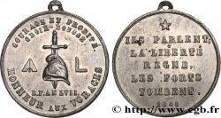 DEUXIÈME RÉPUBLIQUE Médaille, Société ouvrière Les Voraces
