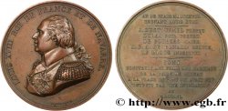 LOUIS XVIII Médaille, Construction de la ville de Milhau