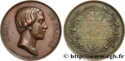 HENRI V COMTE DE CHAMBORD Médaille de récompense donnée par le Duc de Bordeaux, Avocat à la cour royale de Paris