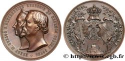 ALLEMAGNE - SAXE-COBOURG ET GOTHA Médaille, Noces d’or de la Duchesse Alexandrine et du Duc Ernest II de Saxe-Cobourg-Gotha