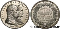 ALLEMAGNE - ROYAUME DE PRUSSE - GUILLAUME Ier Médaille, Noces d’or de Guillaume Ier et Augusta de Saxe-Weimar-Eisenach
