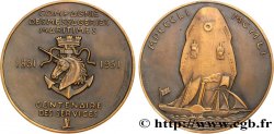 CUARTA REPUBLICA FRANCESA Médaille, Compagnie des messageries maritimes, Centenaire des services