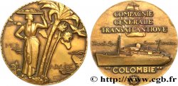 TERZA REPUBBLICA FRANCESE Médaille, Paquebot Colombie