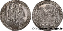 ALEMANIA Médaille de mariage, double Thaler de Lübeck MBC+