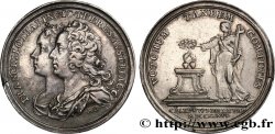 FRANÇOIS III de LORRAINE Médaille, Mariage de François III de Lorraine et Marie-Thérèse d’Autriche