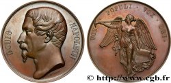 DEUXIÈME RÉPUBLIQUE Médaille pour le plébiscite en faveur du président Louis Napoléon