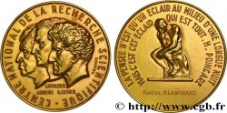 CINQUIÈME RÉPUBLIQUE Médaille d’or du CNRS,  à R. Blanchard