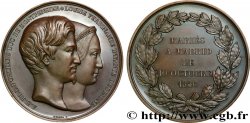 LUIGI FILIPPO I Médaille, Mariage de mariage du duc de Montpensier et de l’infante d’Espagne