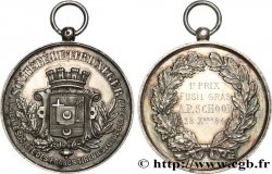 ALGÉRIE - TROISIÈME RÉPUBLIQUE Médaille, Premier prix, Société de tir