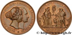 ALLEMAGNE - ROYAUME DE BAVIÈRE - MAXIMILIEN II JOSEPH Médaille, Mariage de Maximilien II de Bavière et Marie de Prusse