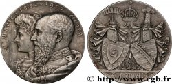 ALLEMAGNE - SCHAUMBOURG-LIPPE- GEORGES Ier Médaille, Noces d’argent de Georges, Prince de Schaumburg-Lippe, et de Marie-Anne